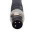 Used Banner T8AN6D100Q Photoelectronic Sensor, NPN, 100mm Range, 10-30VDC, 3-Pin M8