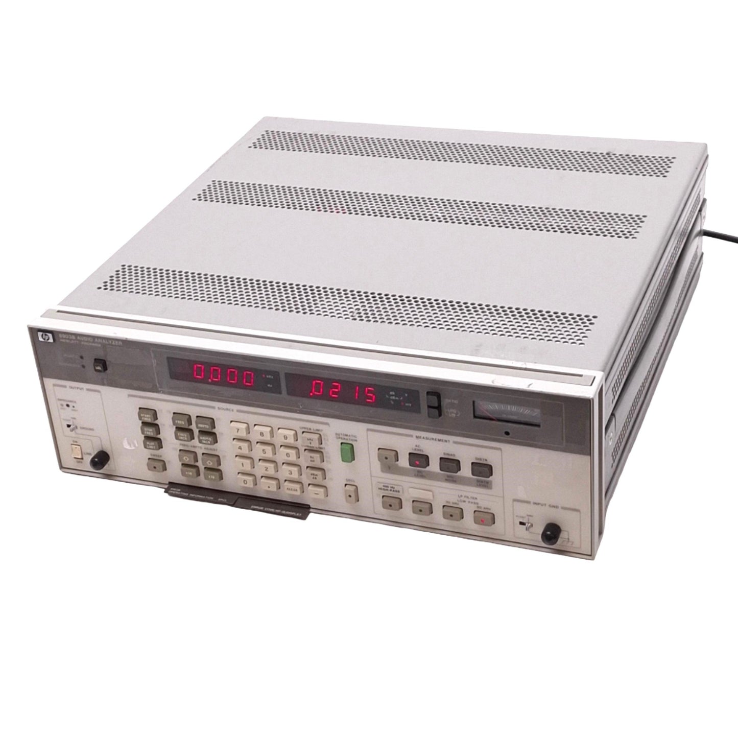 Used HP 8903B Audio Analyzer, 20Hz-100kHz, HP-IB, 100-240VAC, THD/SINAD/SNR