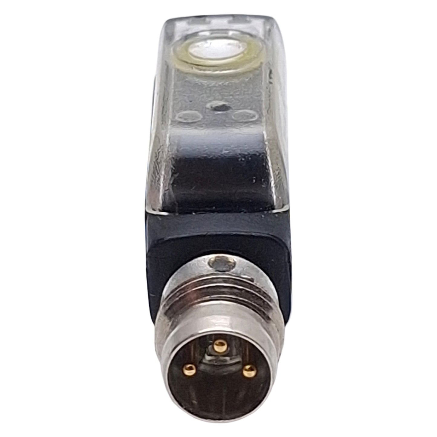 Used Banner VS3RN5XLPQ Photoelectric Sensor, NPN, 250mm Range, 10-30VDC, 3-Pin M8