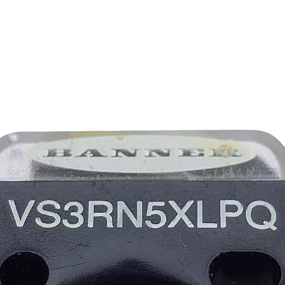 Used Banner VS3RN5XLPQ Photoelectric Sensor, NPN, 250mm Range, 10-30VDC, 3-Pin M8