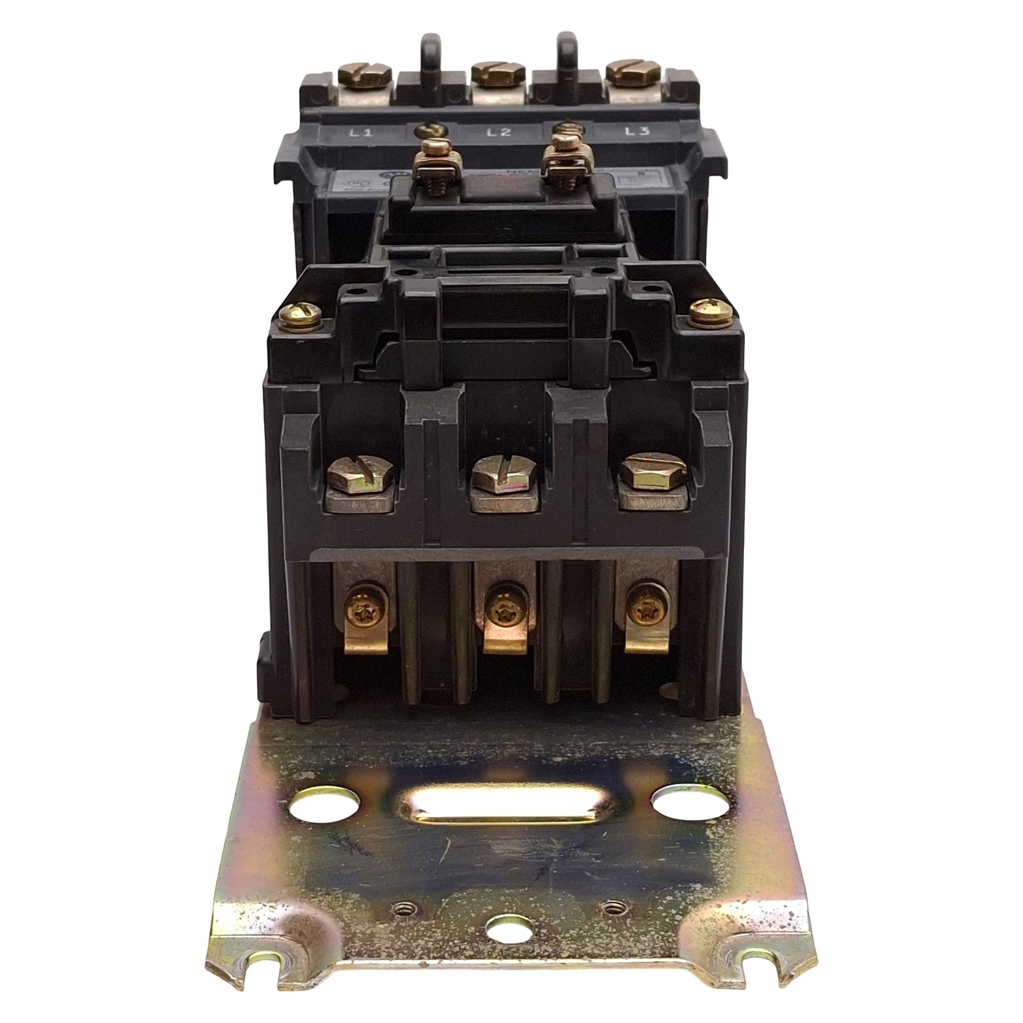 Used Allen Bradley 500F-COD-XXX NEMA Size 2 AC Contactor, 45A, 25HP, 115-120VAC Coil