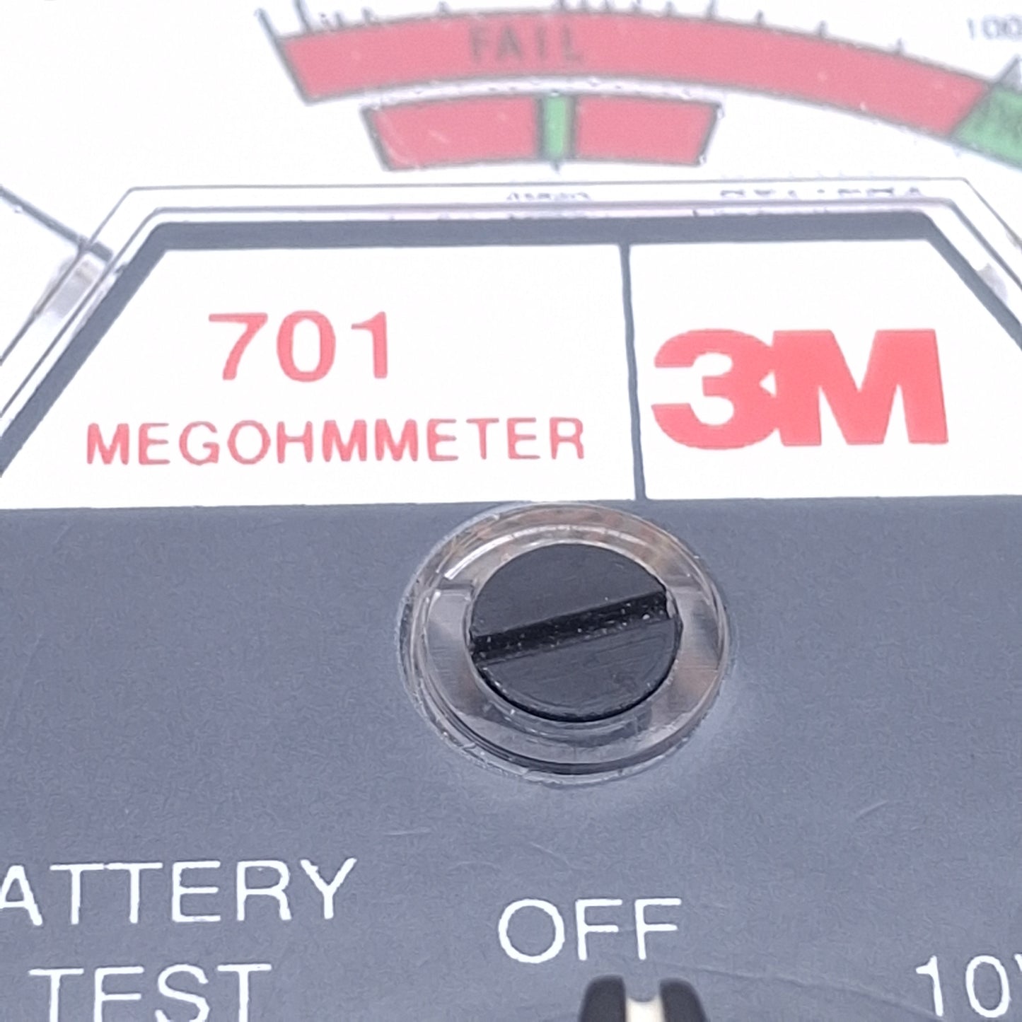 Used 3M 701 Megohmmeter Test Kit for Static Control 500Ohms Internal, 0-10MOhms Range
