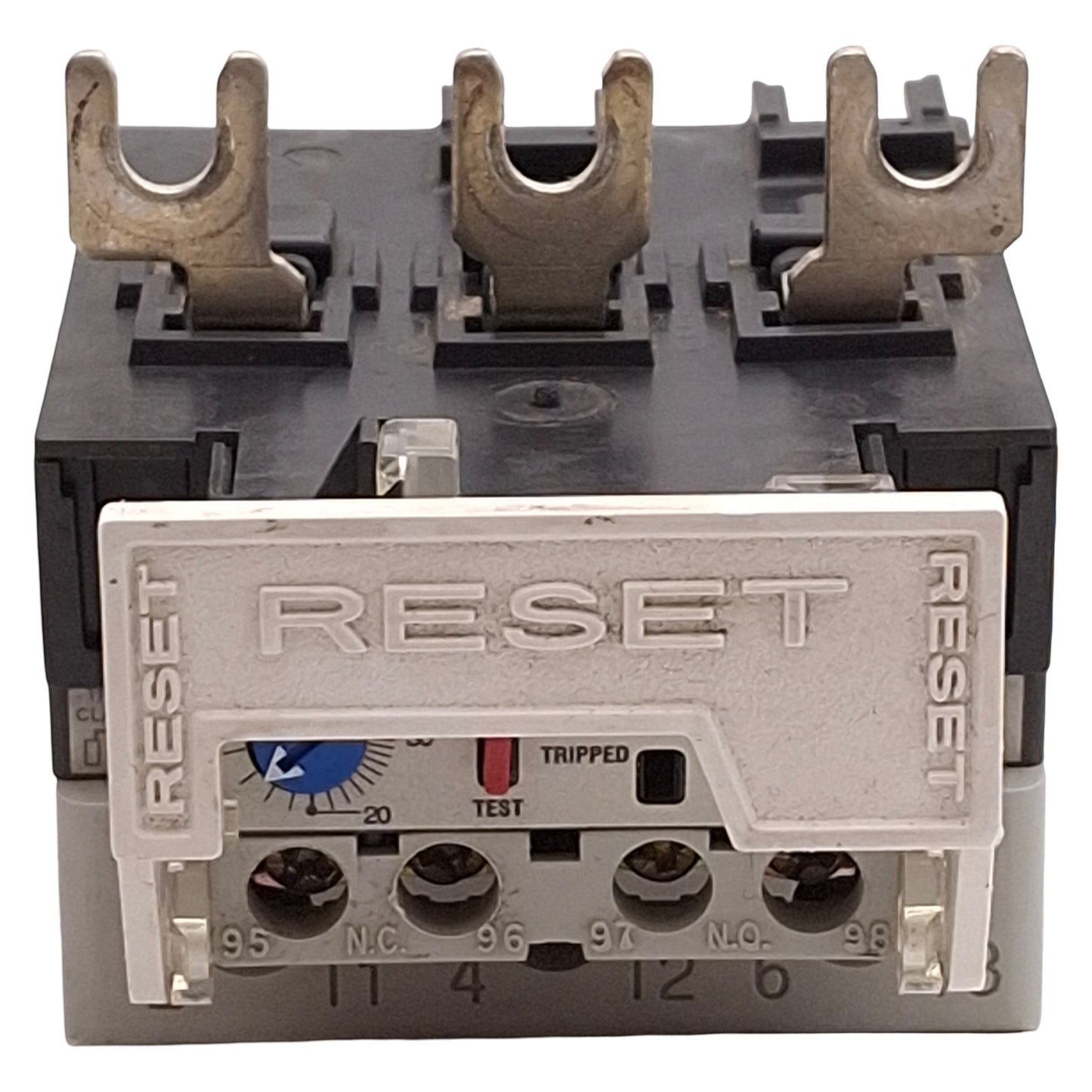 Used Allen Bradley 592-B1JC Solid State Overload Relay 14-45A, 3Ø 600VAC, NEMA Size 2