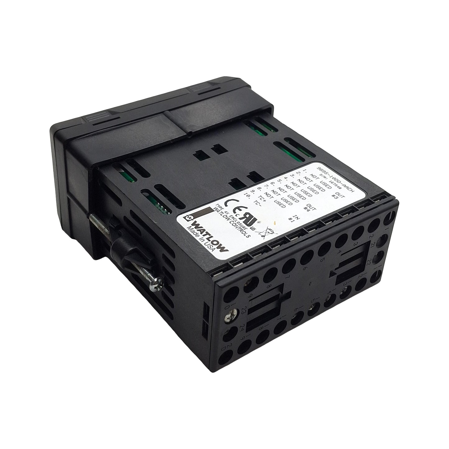 Used Watlow 989S-10DD-AACH Temp/Process Controller, Universal Input, 100-240VAC Line