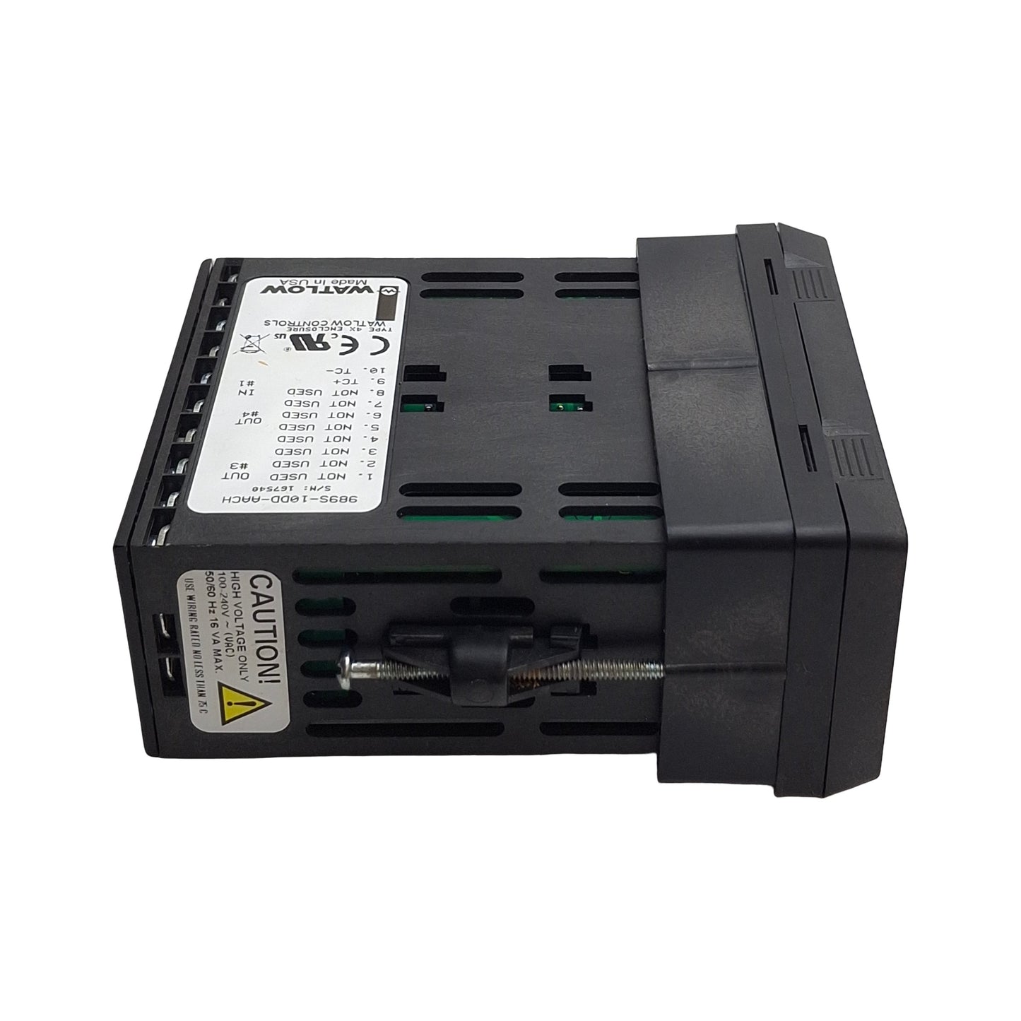 Used Watlow 989S-10DD-AACH Temp/Process Controller, Universal Input, 100-240VAC Line