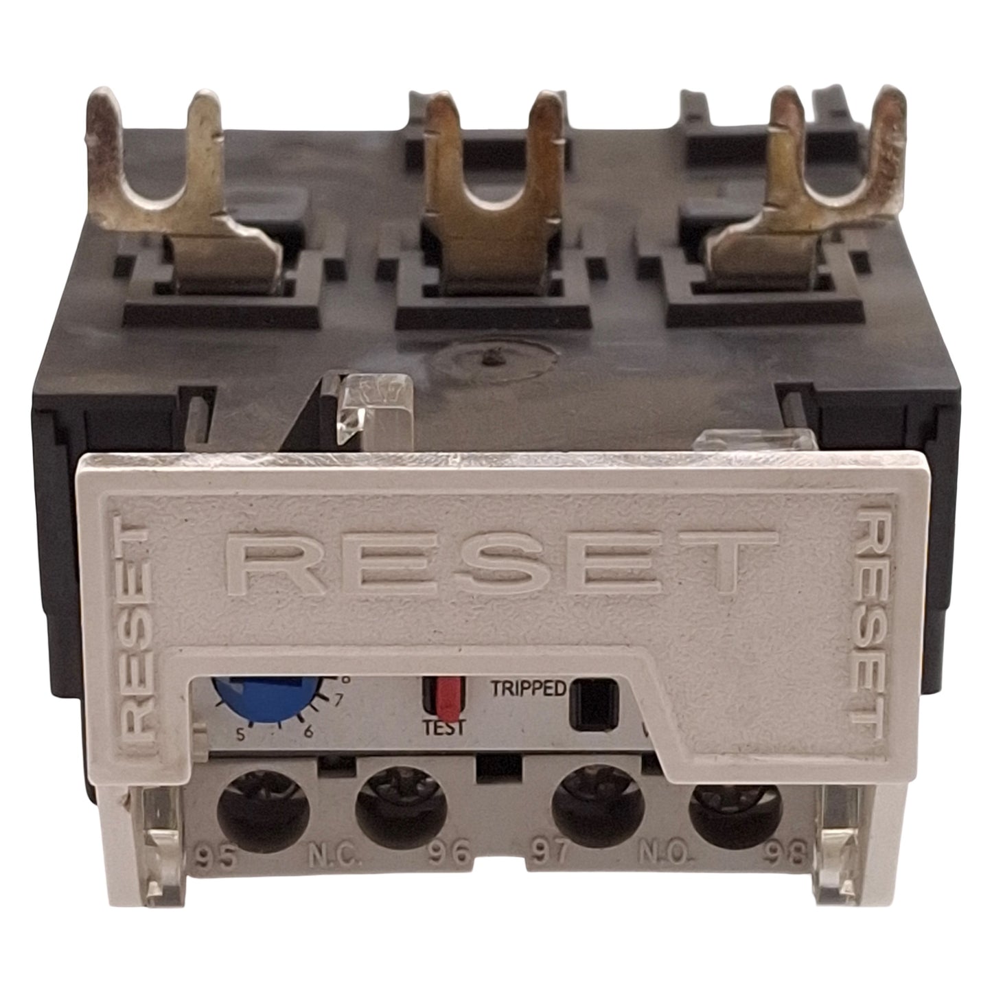 Used Allen Bradley 592-A2FA Solid State Overload Relay, 3.7-12A, 3Ø 600VAC, NEMA 0/1