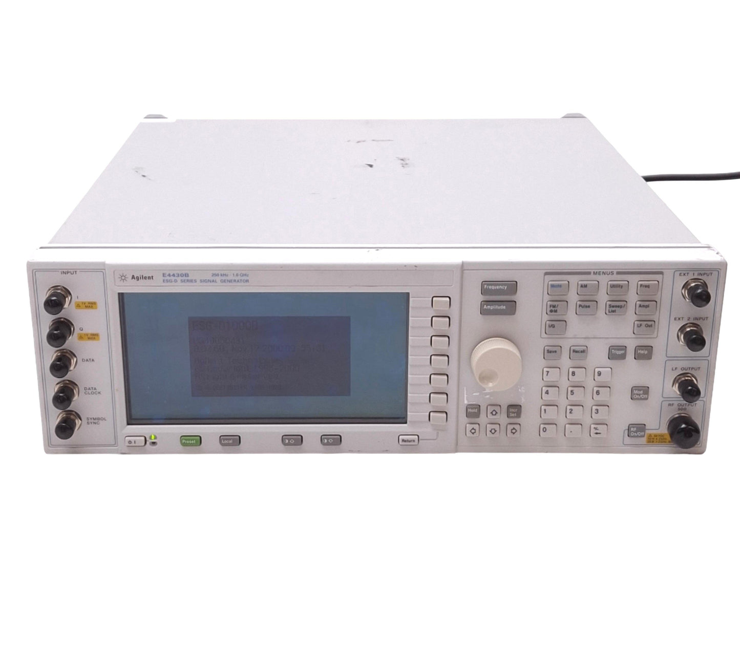 For parts or not working Agilent E4430B ESG-D Series Signal Generator 250kHz-1.0GHz, 240VAC, *For Parts