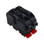 Used Littelfuse LFT300302C Fuse Block, 2-Pole, 300VAC/DC, 30 Amps, Class T, w/ Covers