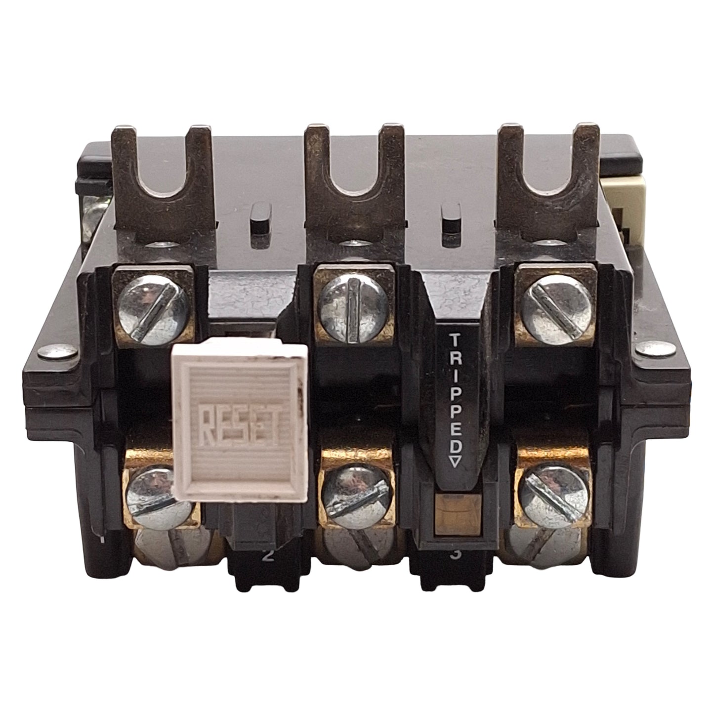 Used Allen Bradley 40185-800-01 Overload Relay, 3-Pole, 120-600VAC, NEMA Size 2