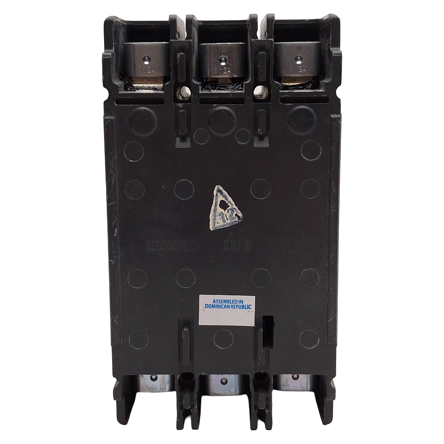 Used Eaton EGB3020FFG E125B Molded Case Circuit Breaker, 3-Pole, 20A, 480VAC/250VDC