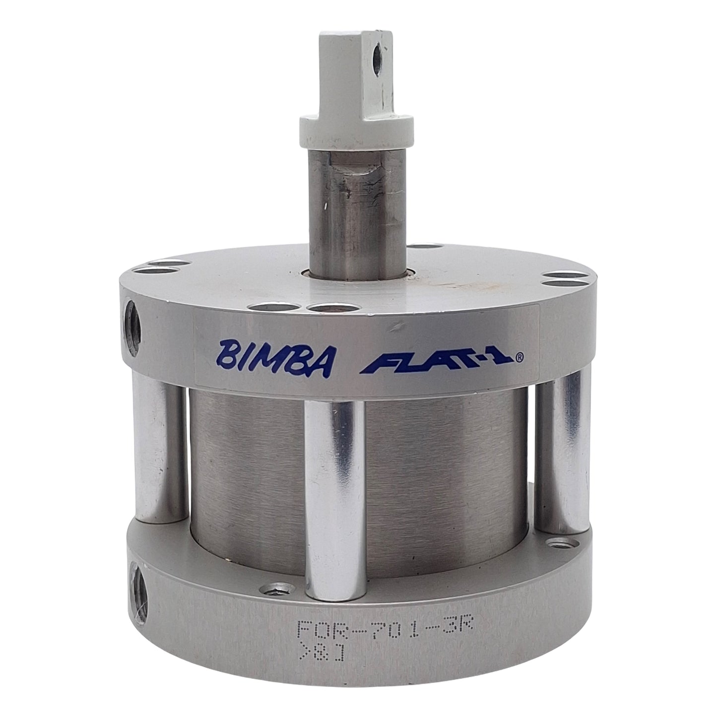 Used Bimba FOR-701-3R FLAT-1 Compact Cylinder, ø3in Bore, 1in Stroke, 1/4in NPT