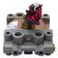 Used Parker V935LEH2100 Skinner Solenoid Valve, 4-Way, 1/4in NPT, 100psi, 120VAC Coil