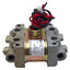 Used Parker V935LEH2100 Skinner Solenoid Valve, 4-Way, 1/4in NPT, 100psi, 120VAC Coil