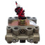 Used Parker V935LEH2100 Skinner Solenoid Valve, 4-Way, 1/4in NPT, 100psi, 120VAC Coil