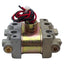 Used Parker V935LEH2100 Skinner Solenoid Valve, 4-Way, 1/4in NPT, 100psi, 120VAC Coil