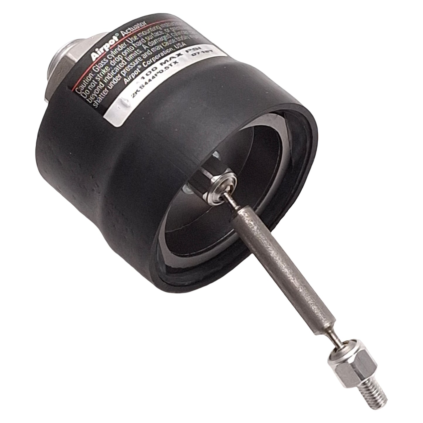 Used Airpot 2KS444P0.5TX Air Dashpot Actuator, ø1.750in Bore, 0.5in Stroke, 2.405in²