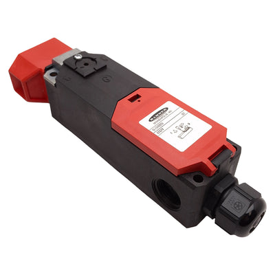 Used Banner SI-LS42DSI Safety Interlock Switch 2NC+1NO, 1500N, 24VAC/DC Coil *No Key*