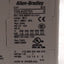 Used Allen Bradley 100-K05ZJ01 Contactor, 3NO+1NC, 5A, 3HP @ 3Ø 575VAC, 24VDC Coil