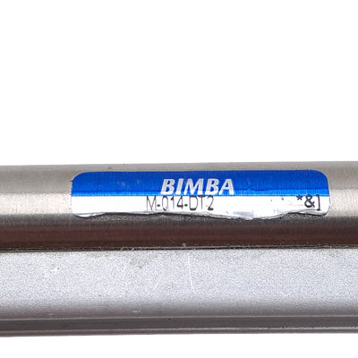 Used Bimba M-014-DT2 Pneumatic Cylinder, ø7/16in Bore, 4in Stroke, UNF0.190, 250psi