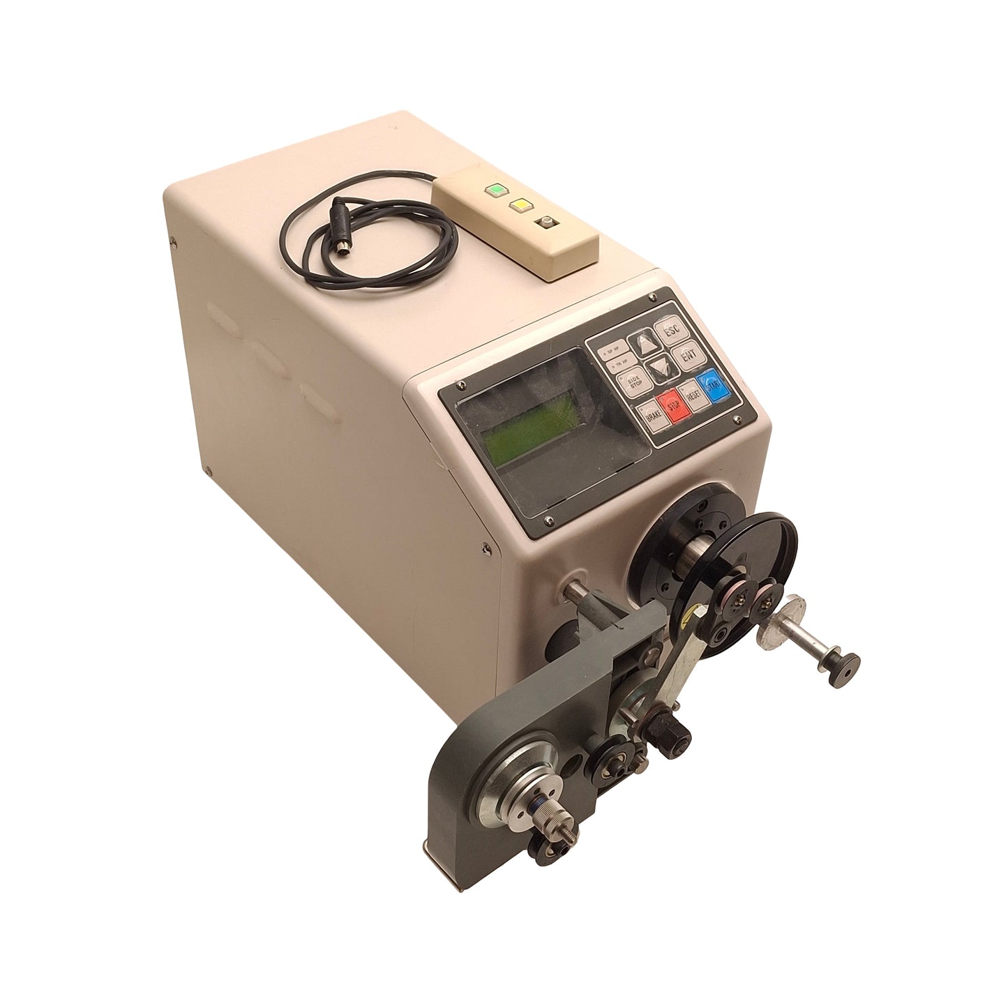 Used Nippon Serbig PNS-112 Calm Hyper Winder Coil Winder, Single Axis W/ Traverse