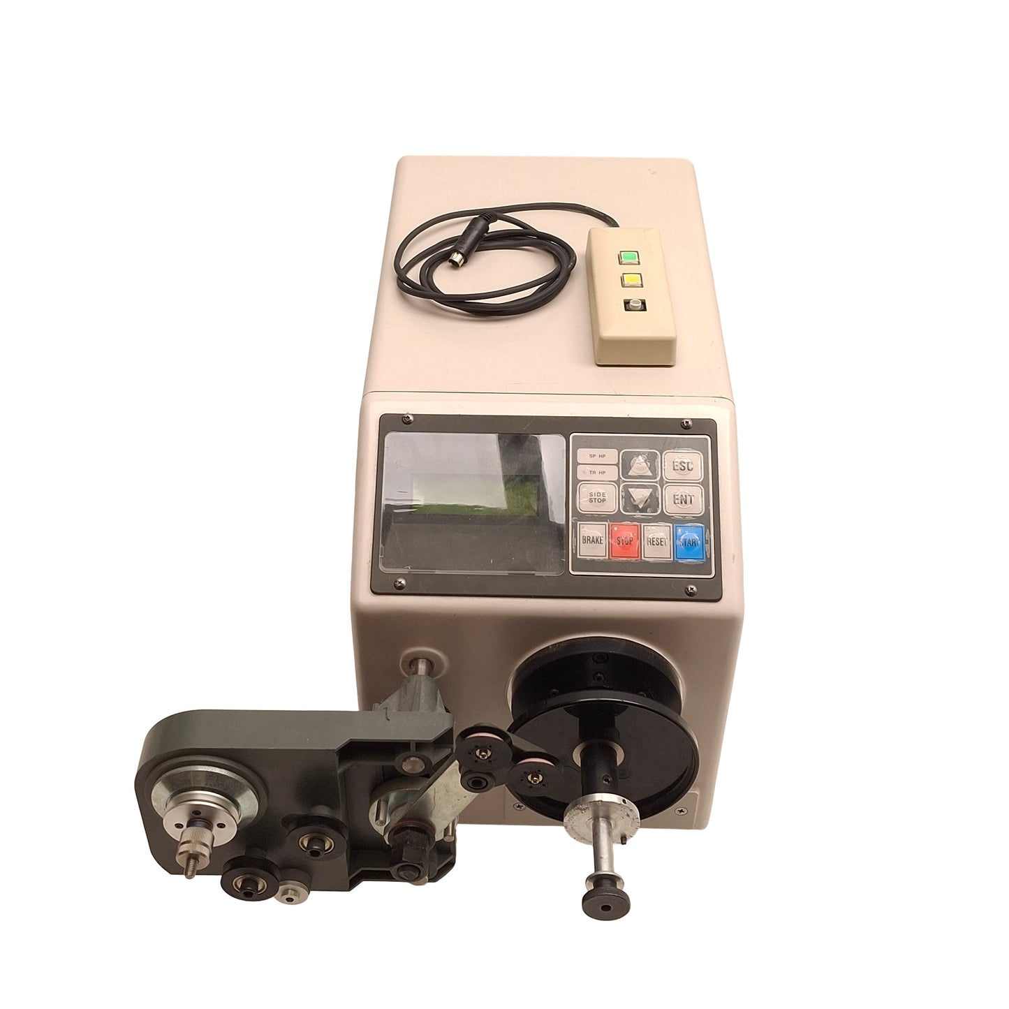 Used Nippon Serbig PNS-112 Calm Hyper Winder Coil Winder, Single Axis W/ Traverse