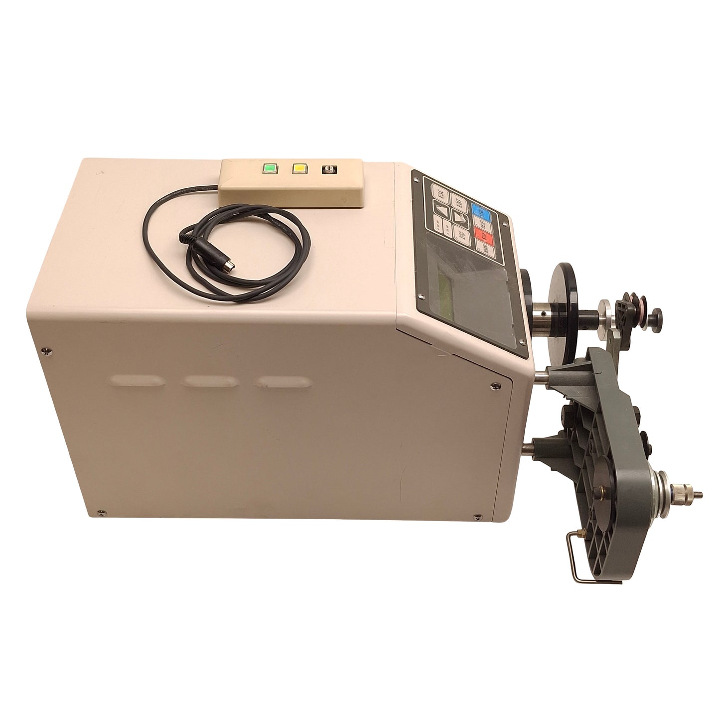 Used Nippon Serbig PNS-112 Calm Hyper Winder Coil Winder, Single Axis W/ Traverse