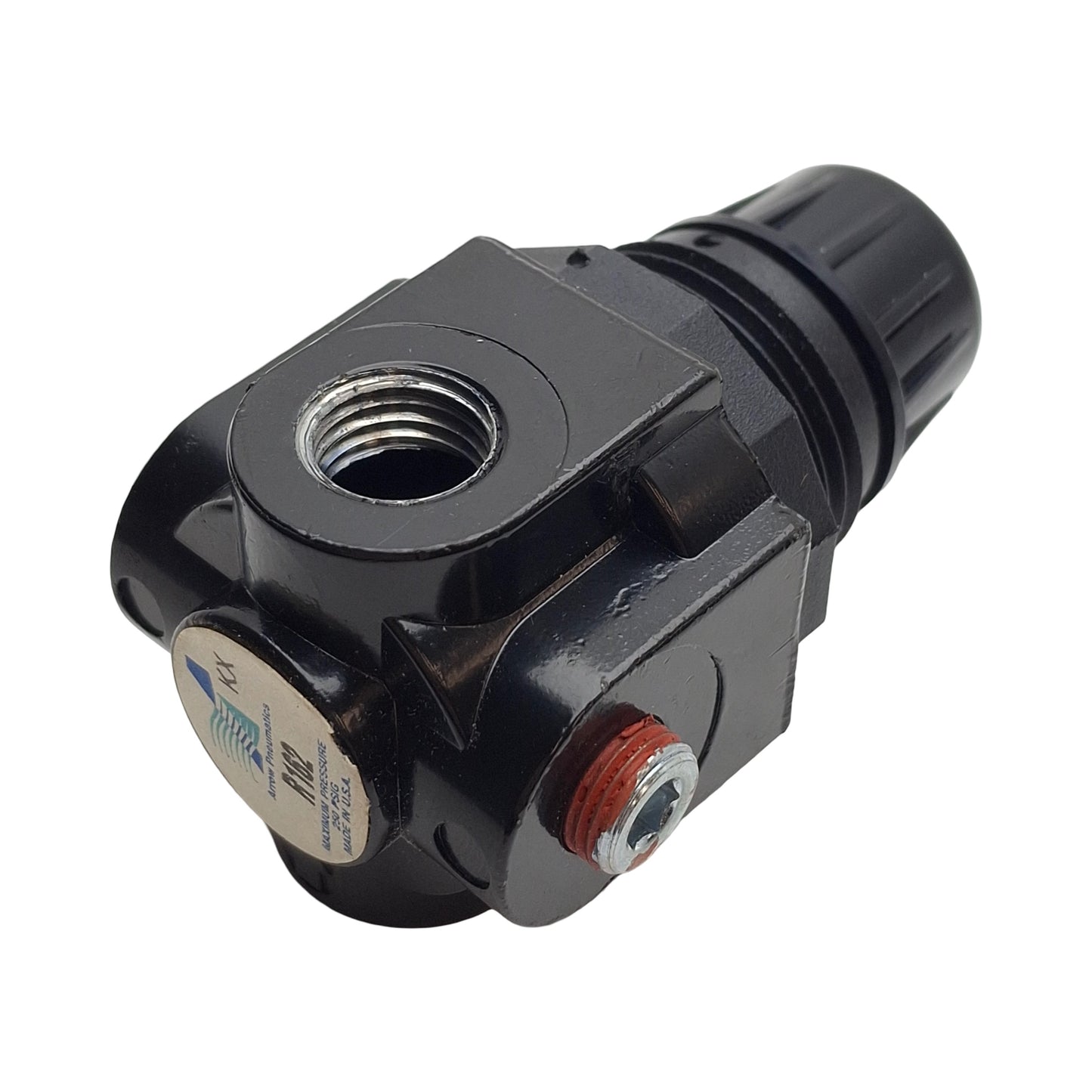 Used Arrow Pneumatics R162 Pneumatic Regulator, 1/4in NPT, 5-125psig Set Pressure