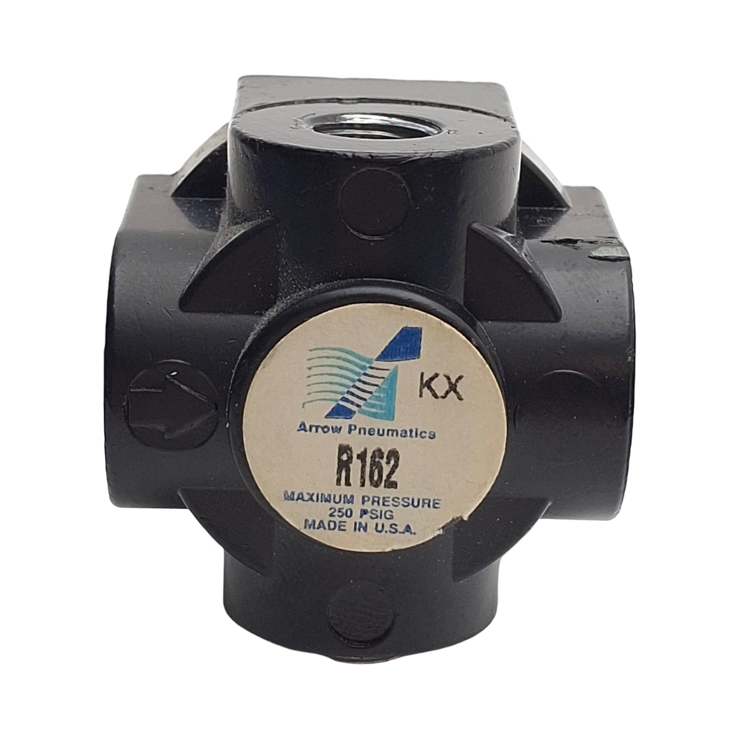 Used Arrow Pneumatics R162 Pneumatic Regulator, 1/4in NPT, 5-125psig Set Pressure