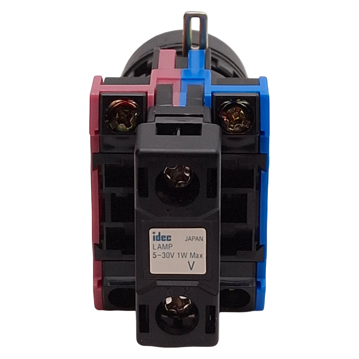 Used Idec HW1L-M1F11QD-G-24V Green Momentary Illuminated Pushbutton, 1NO+1NC, 24VDC