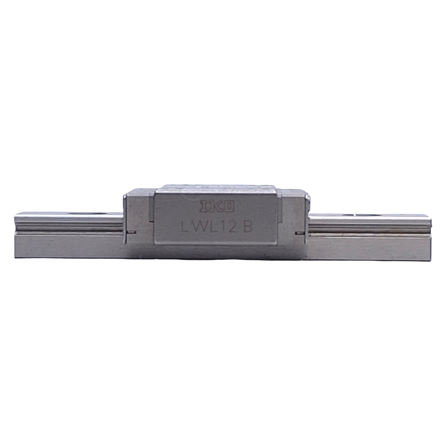 Used IKO LWL12B Linear Guide Block w/ 12x75mm Rail, 25mm Pitch, M3, 4290N Max