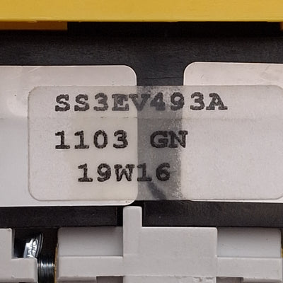 Used Baco SS3EV493A PR17 Rotary Disconnect Switch, 3-Pole, 16A, 10HP @ 3Ø 600VAC