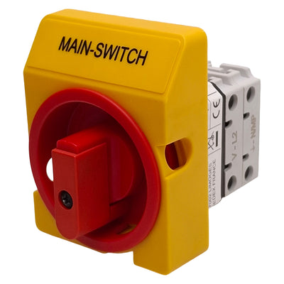 Used Baco SS3EV493A PR17 Rotary Disconnect Switch, 3-Pole, 16A, 10HP @ 3Ø 600VAC
