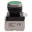 Used Baco L21CH20-3EAGL10 Green Illuminated Maintained Pushbutton, 1NO, 24VAC/DC LED