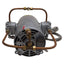 Used Gast 1VBF-22-M100X Oil-Less Piston Vacuum Pump, 1/6HP, 1725rpm, 115VAC