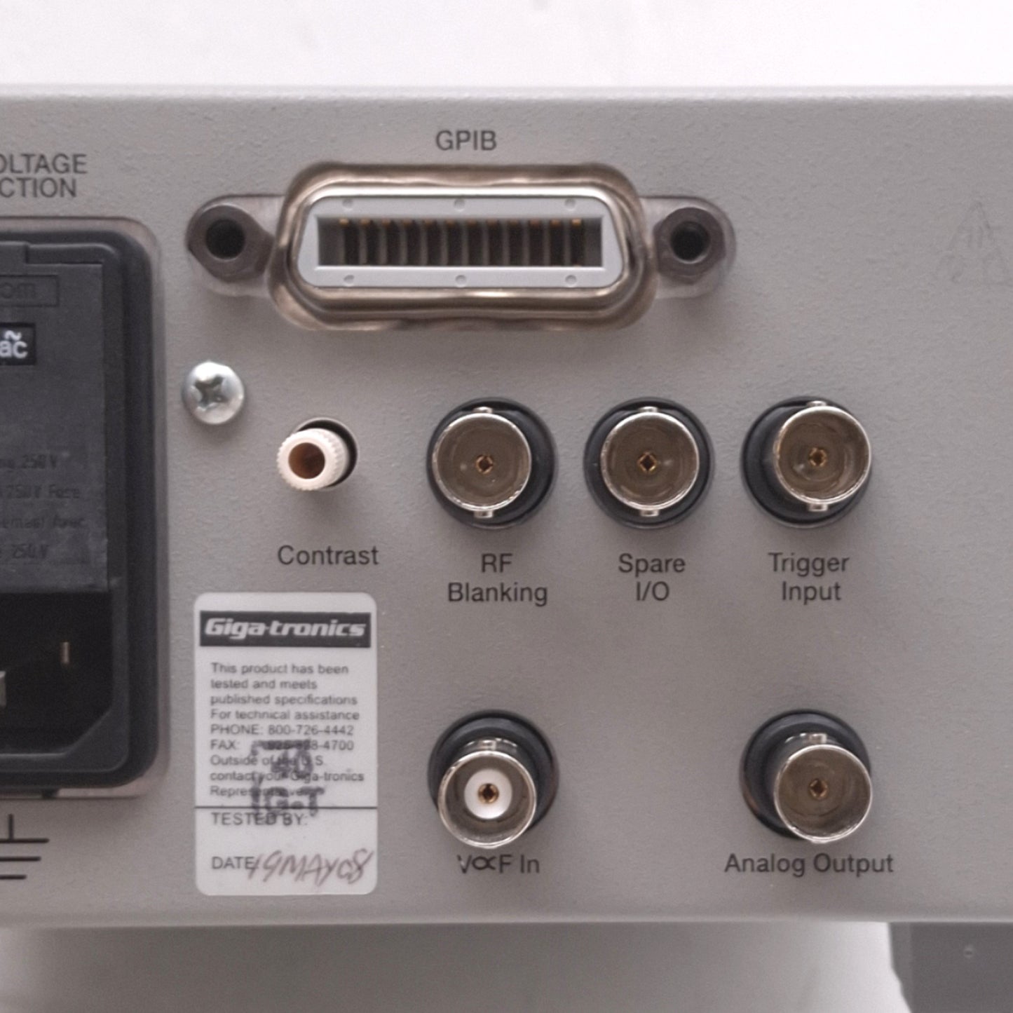 Used Giga-tronics 8542C Universal Power Meter, 2-Channel, 100kHz-40GHz, -70dBm~+47dBm