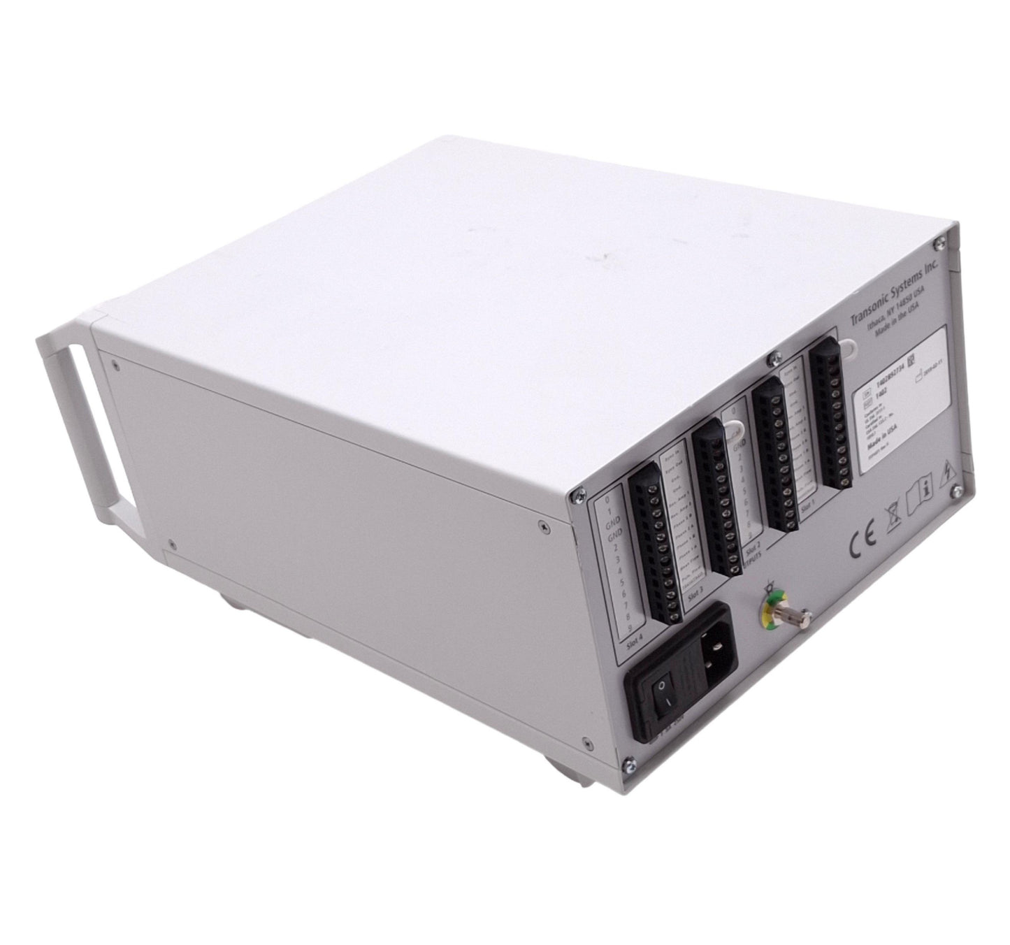 Used Transonic TS410 Tubing Flow Module w/ T402 Console, 0.01-10000mL/min, 100-240VAC