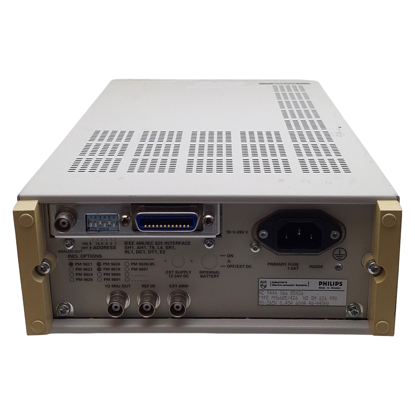 Used Philips PM6685/426 Universal Frequency Counter, 10Hz-300MHz, 6ns, 90-265VAC
