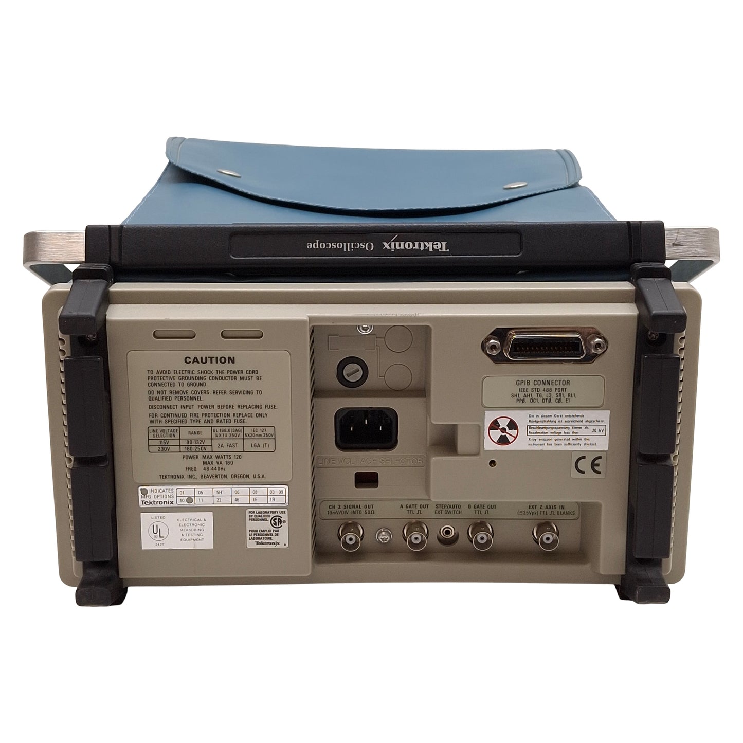 For parts or not working Tektronix 2465B Analog Oscilloscope, 400Mz, 4-Channel, 115/230VAC *For Parts*