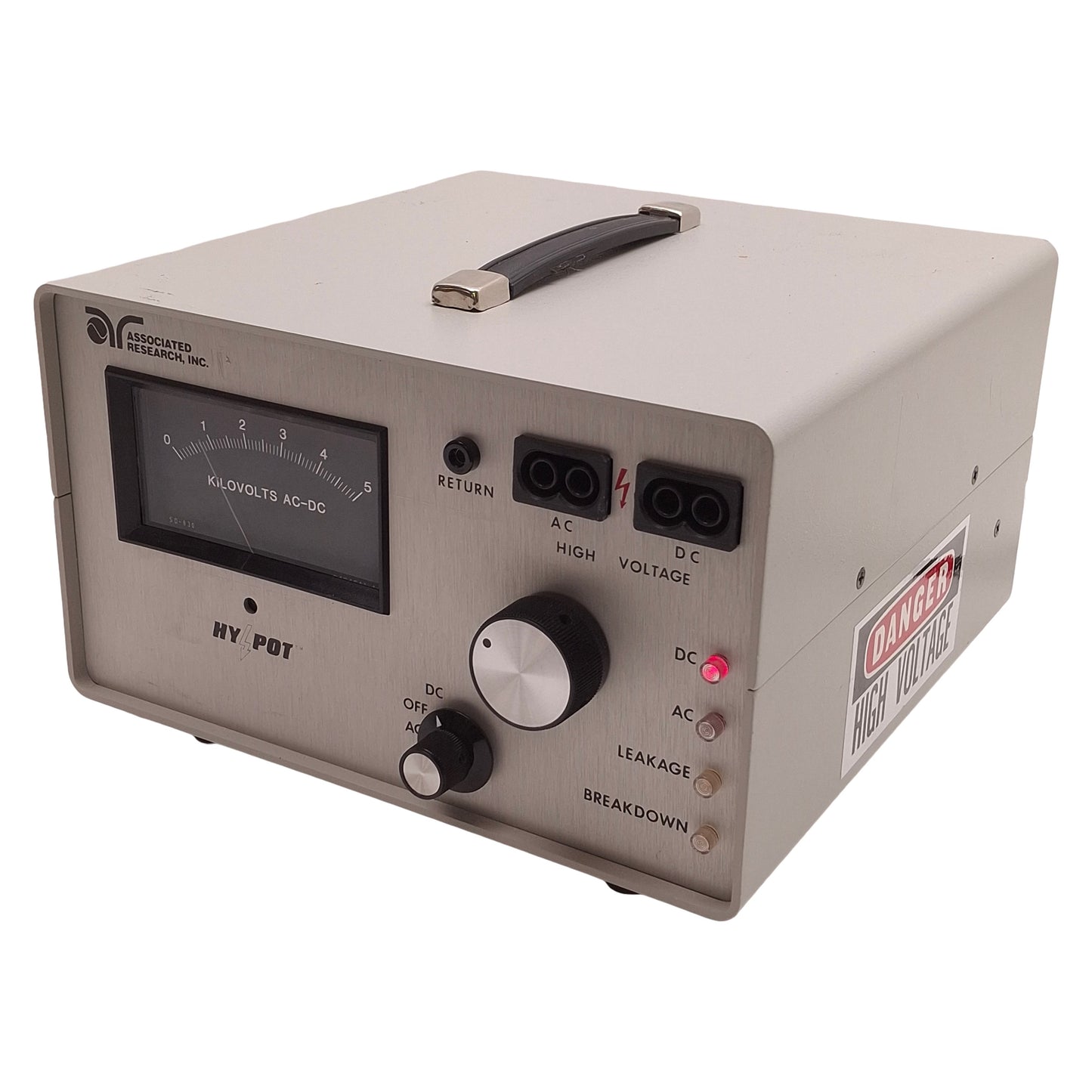 Used Associated Research 4045AI AC/DC Hipot Tester 115VAC 1A In, 0-5KV AC/DC Out
