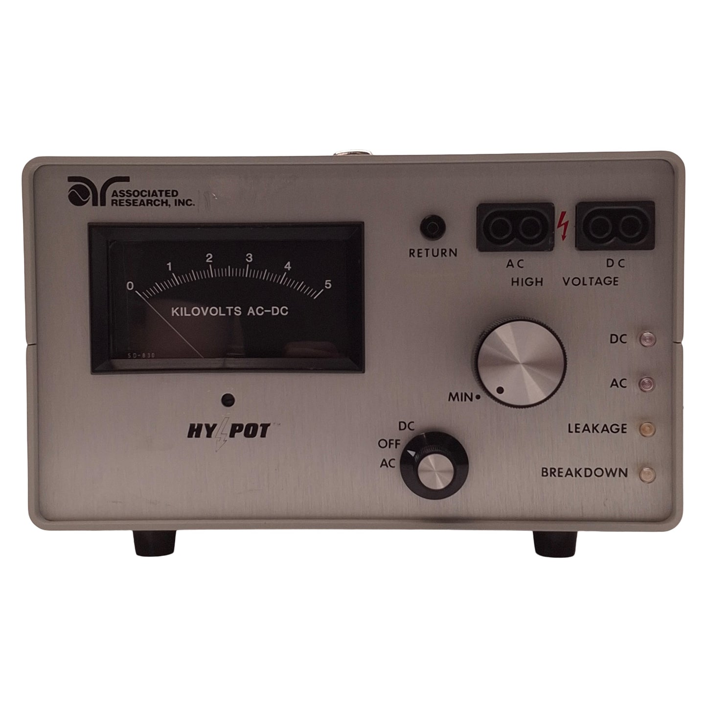 Used Associated Research 4045AI AC/DC Hipot Tester 115VAC 1A In, 0-5KV AC/DC Out