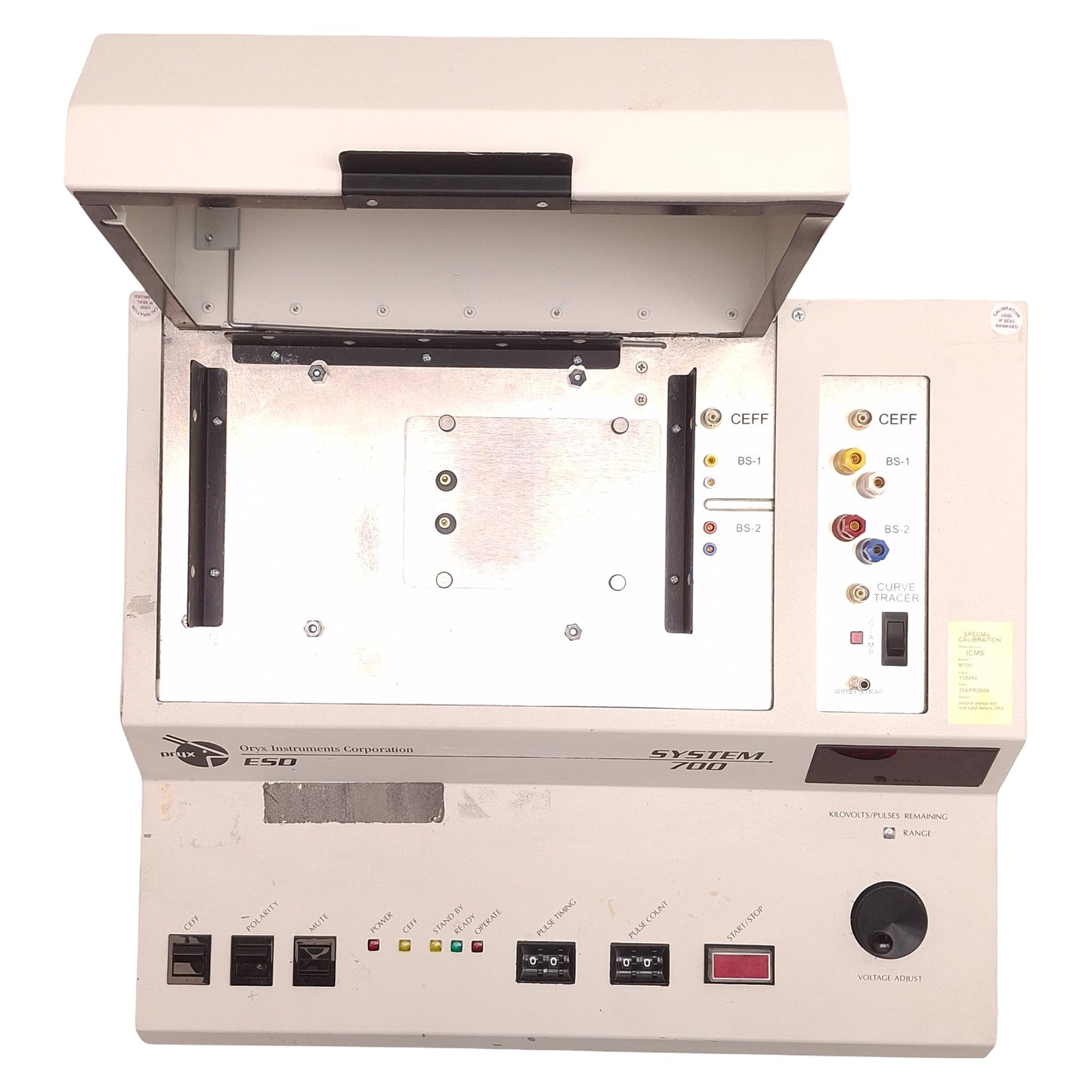 Used Oryx Instruments M700 Manual ESD Tester System w/PC Card Test Fixture 110/220VAC