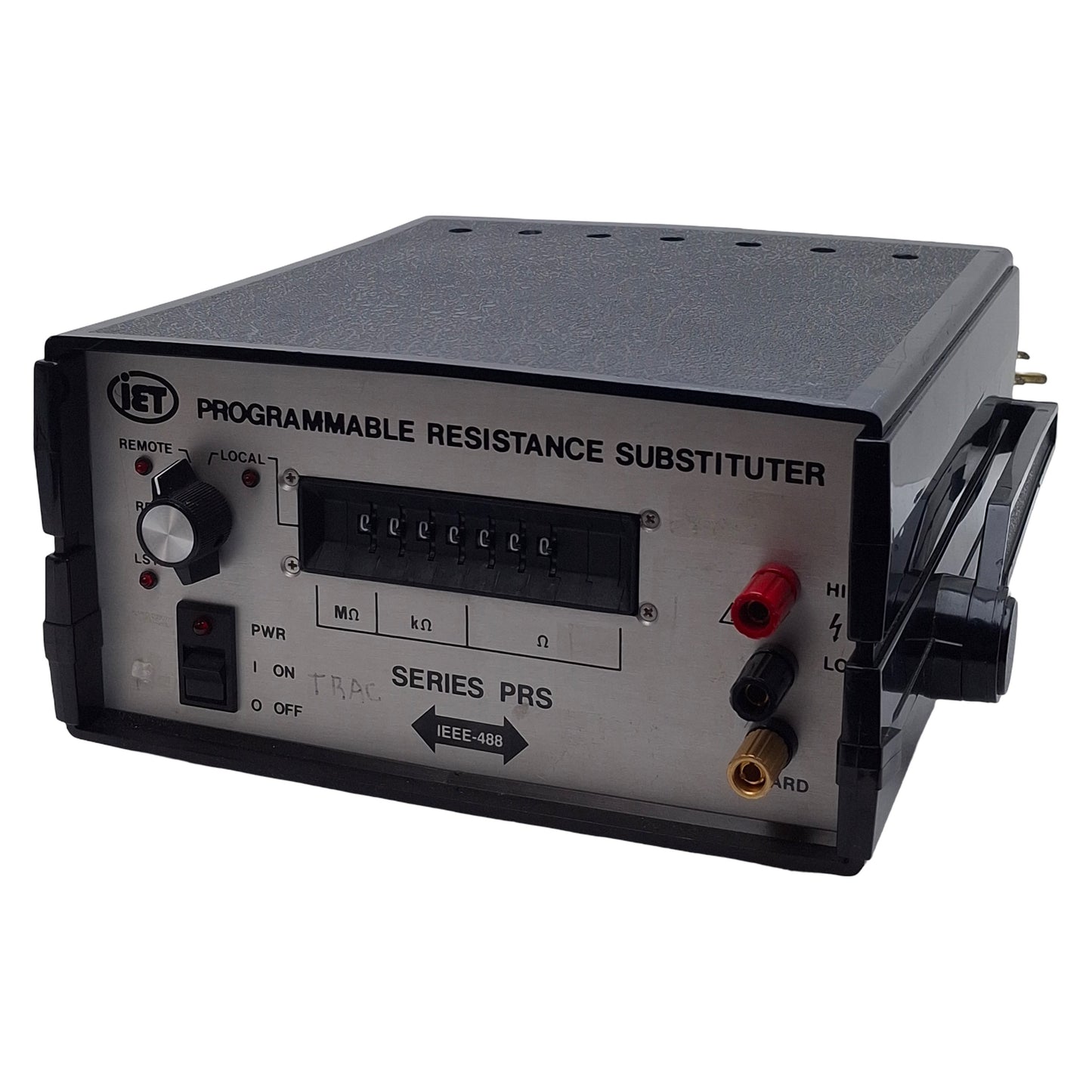 Used IET PRS-201-IEEE Programmable Resistance Substituter, 0 to 9,999,999Ω, IEEE-488