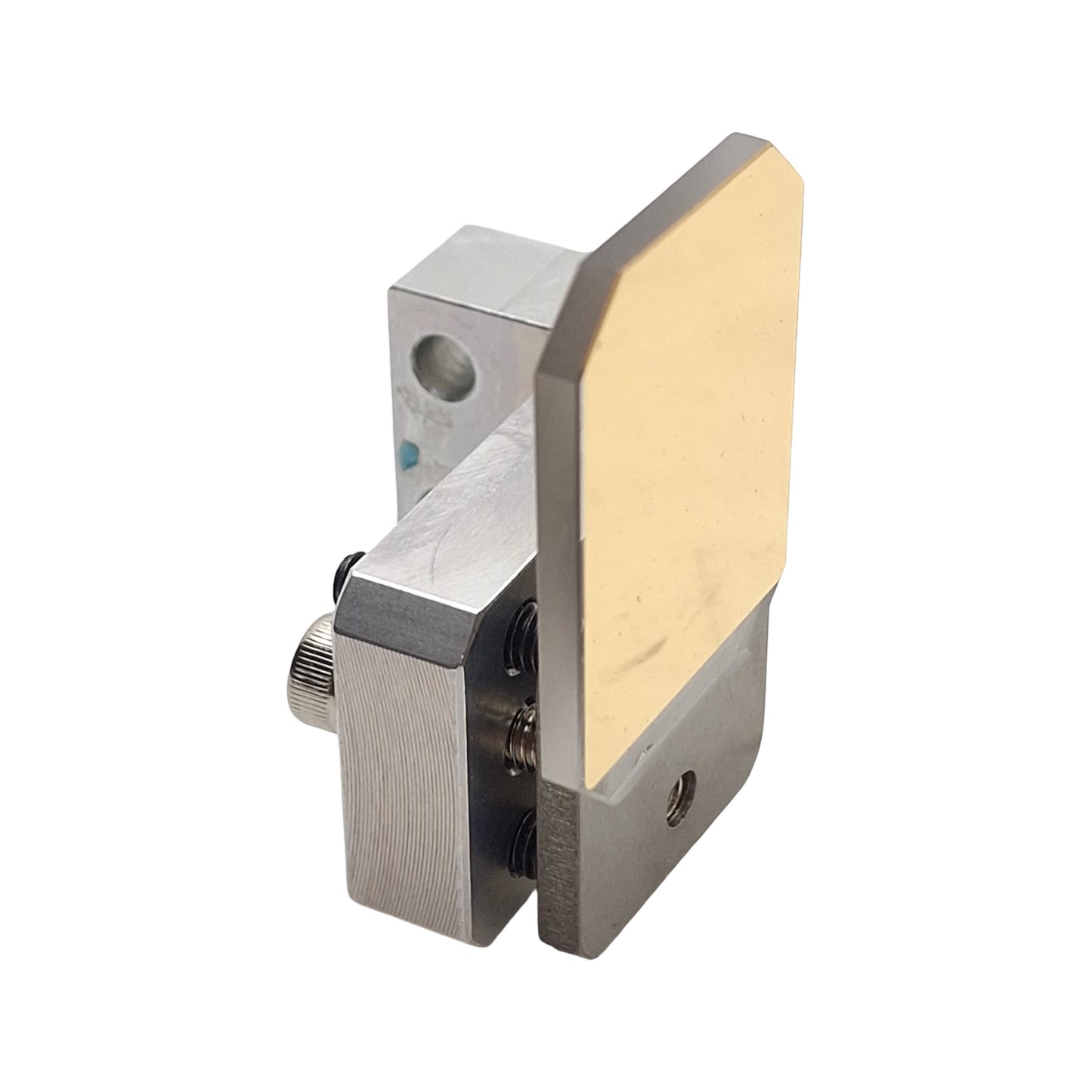 Used Keyence ML-G9310F Laser Mirror Assembly, 1.28in x 0.95in Mirror