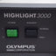 Used Olympus Highlight 3000 Fiber Optic Light Source 175W, 121VAC 2A, ø15mm Output
