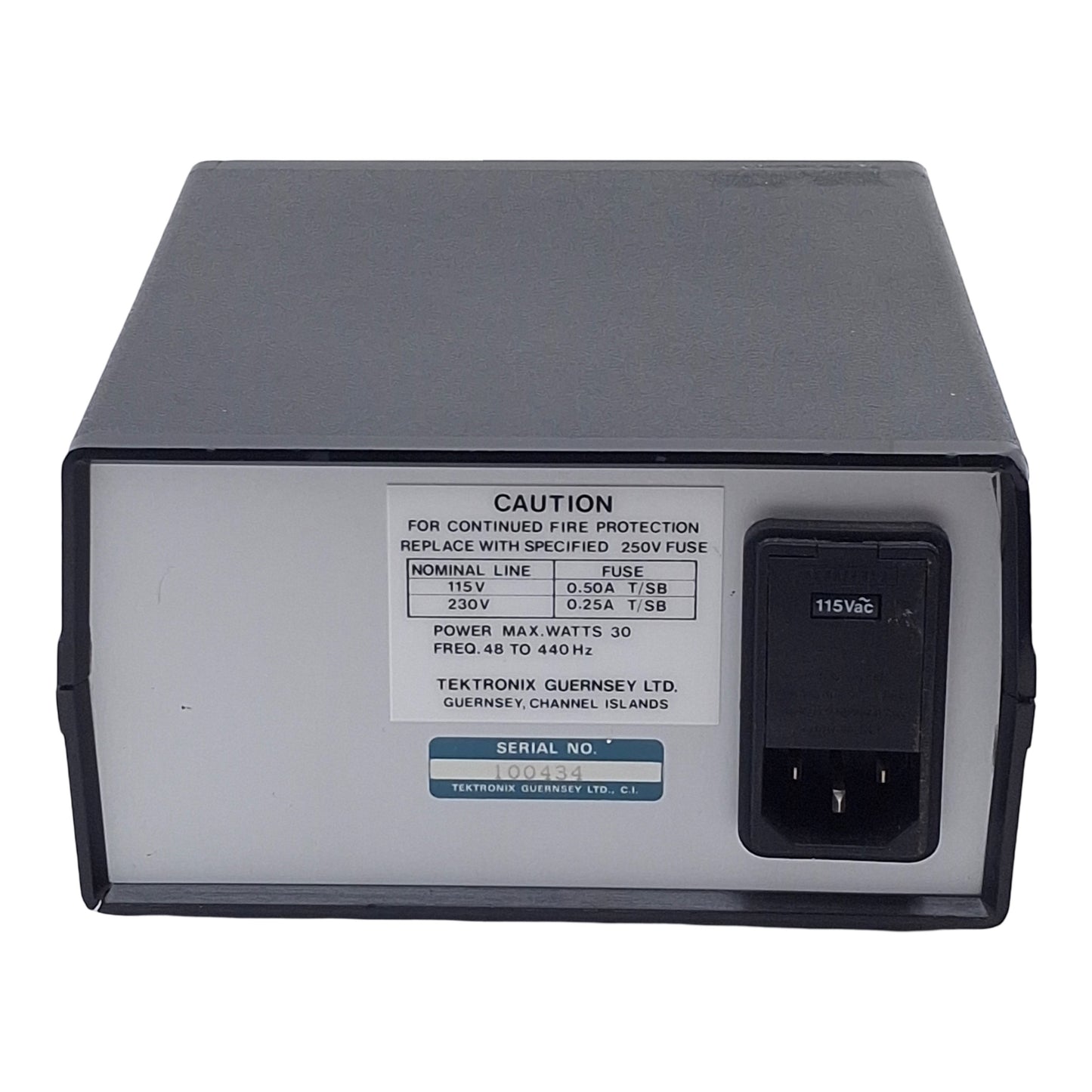Used Tektronix 1101A Oscilloscope Power Supply, 115/230VAC In, +5/-5/+15/-15VDC Out