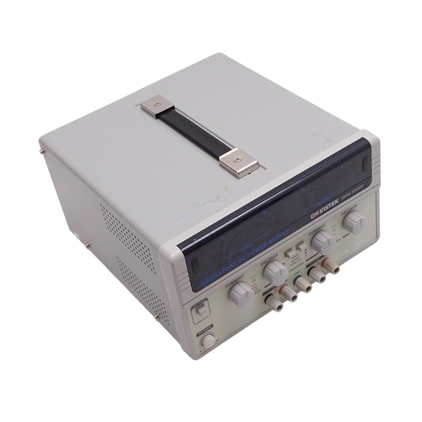 Used GW Instek GPS-2303 Laboratory DC Power Supply, 2-Channel 30V 3A, 180W Max