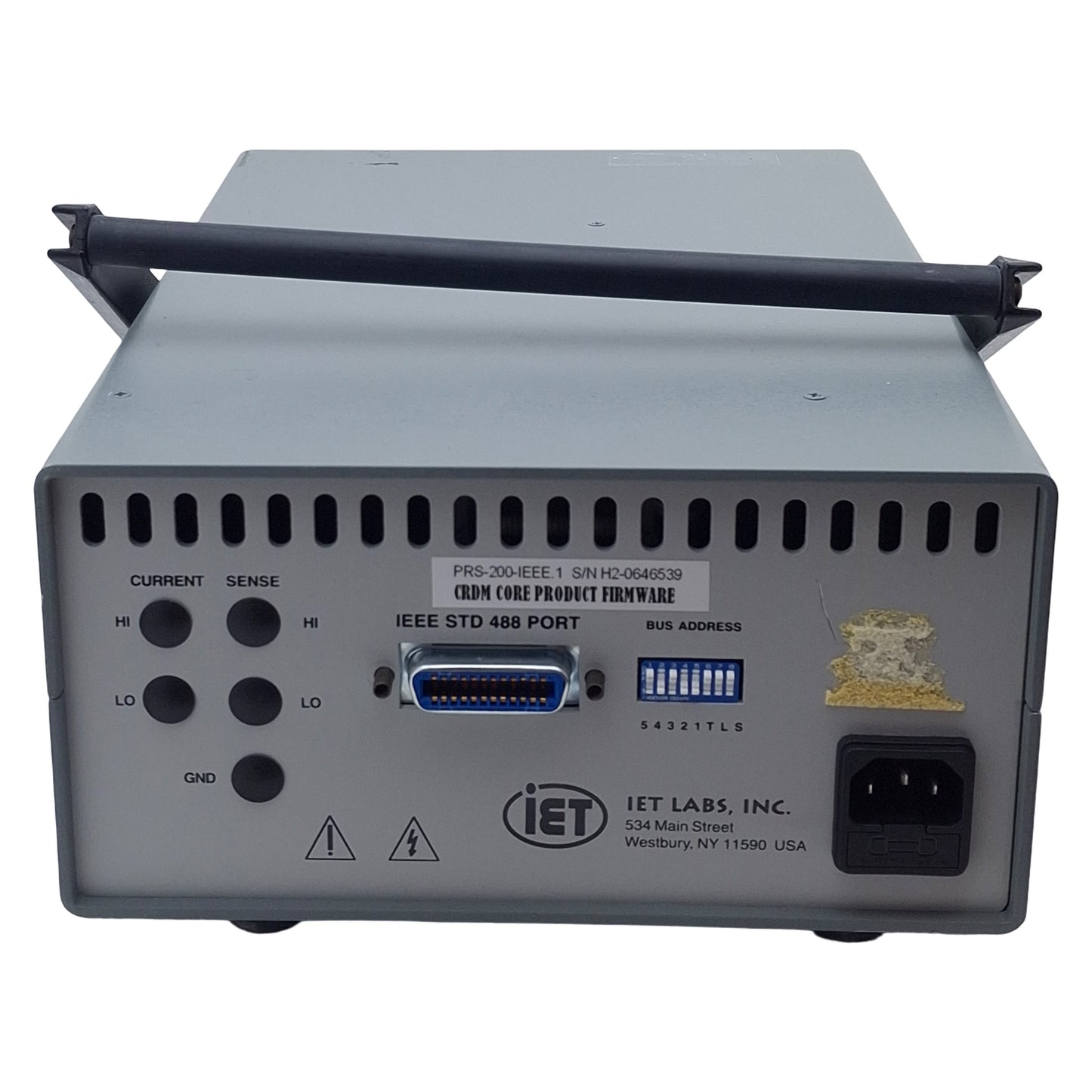Used IET PRS-200-IEEE.1 Programmable Resistance Substituter, 0-9,999,999Ω, 105-125VAC