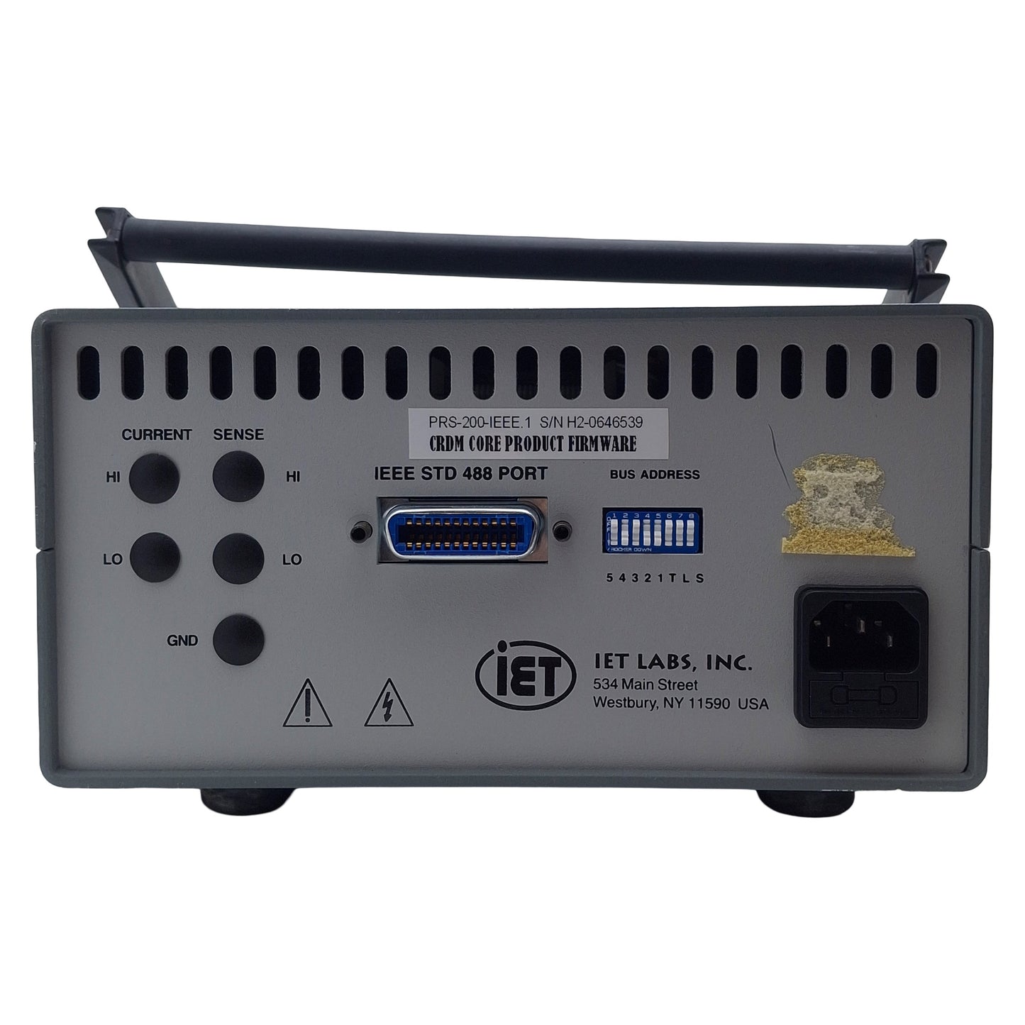 Used IET PRS-200-IEEE.1 Programmable Resistance Substituter, 0-9,999,999Ω, 105-125VAC