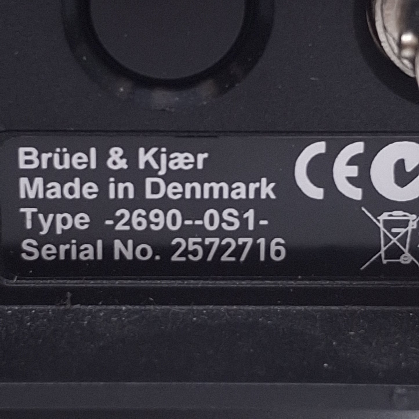 Used Bruel and Kjaer 2690-A-0S1 Microphone Conditioning Amplifier 1-Channel, 24VDC
