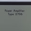 Used Bruel and Kjaer 2706 Power Amplifier 75VA Out, 5A/1.5A, 0-40dB Attenuator